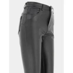 Pantalon Slim Enduit Nico Noir Femme - Tiffosi -ONLY || Vero Moda Soldes Boutique pantalon slim enduit nico noir femme tiffosi 3