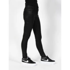 Pantalon Slim Enduit Noir Femme - Only -ONLY || Vero Moda Soldes Boutique pantalon slim enduit noir femme only 2