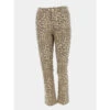 Vero Moda Pantalon Taille Haute Léopard Beige Femme - Véro Moda -ONLY || Vero Moda Soldes Boutique pantalon taille haute leopard beige femme vero moda