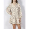 Robe Ample Imprimés Rina Beige Femme - Vero Moda -ONLY || Vero Moda Soldes Boutique robe ample imprimes rina beige femme vero moda