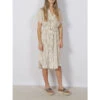 Robe Chemise Rayée Bumpy Beige Femme - Vero Moda -ONLY || Vero Moda Soldes Boutique robe chemise rayee bumpy beige femme vero moda