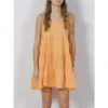 Robe Courte Ample Thyra Orange Femme - Only -ONLY || Vero Moda Soldes Boutique robe courte ample thyra orange femme only
