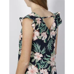 Robe Droite à Fleurs Sylvie Bleu Marine Femme - Only -ONLY || Vero Moda Soldes Boutique robe droite a fleurs sylvie bleu marine femme only 3