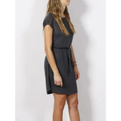 SUN VALLEY Robe Droite Ceinture Talasi Bleu Marine Femme - Sunvalley -ONLY || Vero Moda Soldes Boutique robe droite ceinture talasi bleu marine femme sunvalley 2