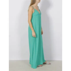 Robe Longue Rikke Vert Femme - Only -ONLY || Vero Moda Soldes Boutique robe longue rikke vert femme only 2