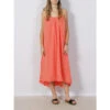 Robe Midi Natali Orange Femme - Vero Moda -ONLY || Vero Moda Soldes Boutique robe midi natali orange femme vero moda