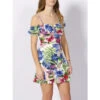 Robe Mini à Fleurs Alva Multicolore Femme - Guess -ONLY || Vero Moda Soldes Boutique robe mini a fleurs alva multicolore femme guess