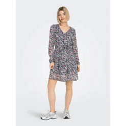 Robe Danielle Lurex Motif Floral Femme Multicolore - Only -ONLY || Vero Moda Soldes Boutique robe onldanielle lurex motif floral femme multicolore only 2