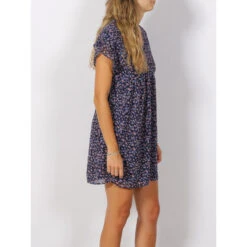 Robe Paola Stone Love Bleu Marine Femme - Le Temps Des Cerises -ONLY || Vero Moda Soldes Boutique robe paola stone love bleu marine femme le temps des cerises 2