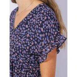 Robe Paola Stone Love Bleu Marine Femme - Le Temps Des Cerises -ONLY || Vero Moda Soldes Boutique robe paola stone love bleu marine femme le temps des cerises 3