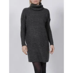 Robe Pull Jana Gris Anthracite Femme - Only