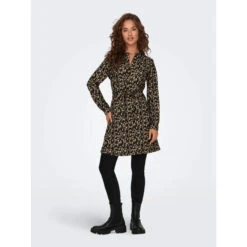 Robe Tunique Cory Motif Animalier Marron/noir Femme - Only -ONLY || Vero Moda Soldes Boutique robe tunique cory motif animalier marronnoir femme only 2