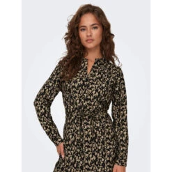 Robe Tunique Cory Motif Animalier Marron/noir Femme - Only -ONLY || Vero Moda Soldes Boutique robe tunique cory motif animalier marronnoir femme only 3