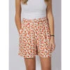 Short à Fleurs Rosie Blanc Orange Femme - Vero Moda -ONLY || Vero Moda Soldes Boutique short a fleurs rosie blanc orange femme vero moda