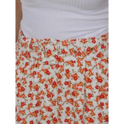 Short à Fleurs Rosie Blanc Orange Femme - Vero Moda 9 Short à Fleurs Rosie Blanc Orange Femme - Vero Moda -ONLY || Vero Moda Soldes Boutique short a fleurs rosie blanc orange femme vero moda 3
