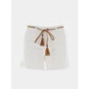 Short Avec Ceinture Lio Blanc Femme - Deeluxe -ONLY || Vero Moda Soldes Boutique short avec ceinture lio blanc femme deeluxe
