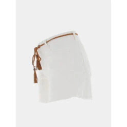 Short Avec Ceinture Lio Blanc Femme - Deeluxe -ONLY || Vero Moda Soldes Boutique short avec ceinture lio blanc femme deeluxe 2