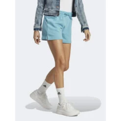 Short De Sport Linear Logo Bleu Femme - Adidas -ONLY || Vero Moda Soldes Boutique short de sport linear logo bleu femme adidas 2