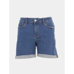 Short En Jean Rachel Bleu Femme - Tiffosi