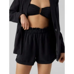 Short Fluide Harper Noir Femme - Vero Moda -ONLY || Vero Moda Soldes Boutique short fluide harper noir femme vero moda 3