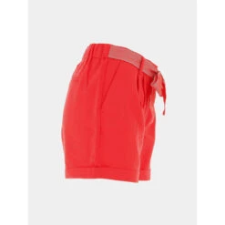 Short Loose Ceinture Rita Rouge Femme - Only -ONLY || Vero Moda Soldes Boutique short loose ceinture rita rouge femme only 3