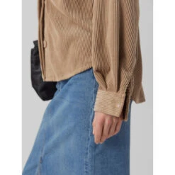 Surchemise Sascha Corduroy Marron Femme - Vero Moda -ONLY || Vero Moda Soldes Boutique surchemise sascha corduroy marron femme vero moda 3