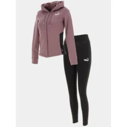 Survêtement Veste Zippée Legging Violet Femme - Puma