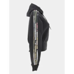 Sweat à Capuche 3 Bandes Noir Femme - Adidas -ONLY || Vero Moda Soldes Boutique sweat a capuche 3 bandes noir femme adidas 2