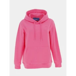 Sweat à Capuche Abbie Rose Fuchsia Femme - JJXX