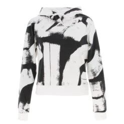 Sweat à Capuche Blanc Femme - Adidas