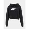 Sweat à Capuche Crop Nsw Club Noir Femme - Nike -ONLY || Vero Moda Soldes Boutique sweat a capuche crop nsw club noir femme nike