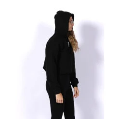 Sweat à Capuche Dephana Cropped Noir Femme - Hugo -ONLY || Vero Moda Soldes Boutique sweat a capuche dephana cropped noir femme hugo 2