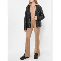 Sweat à Capuche En Suédine Zorina Beige Femme - Guess -ONLY || Vero Moda Soldes Boutique sweat a capuche en suedine zorina beige femme guess 2