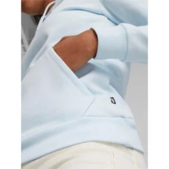 Sweat à Capuche Essential Logo Bleu Clair Femme - Puma -ONLY || Vero Moda Soldes Boutique sweat a capuche essential logo bleu clair femme puma 3