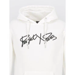 Sweat à Capuche Full Logo Blanc - Project X Paris -ONLY || Vero Moda Soldes Boutique sweat a capuche full logo blanc project x paris 2