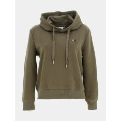 Sweat à Capuche Noomi Kaki Femme - Only