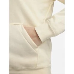 Sweat à Capuche Nsw Club Fleece écru Femme - Nike -ONLY || Vero Moda Soldes Boutique sweat a capuche nsw club fleece ecru femme nike 3