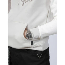 Sweat à Capuche Tricolore Marron Beige Blanc - Project X Paris -ONLY || Vero Moda Soldes Boutique sweat a capuche tricolore marron beige blanc project x paris 3