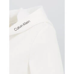 Sweat à Capuche Zip Micro Logo Blanc Femme - Calvin Klein -ONLY || Vero Moda Soldes Boutique sweat a capuche zip micro logo blanc femme calvin klein 2