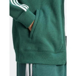 Sweat à Capuche Zippé 3s Ft Logo Brodé Vert Femme - Adidas -ONLY || Vero Moda Soldes Boutique sweat a capuche zippe 3s ft logo brode vert femme adidas 3