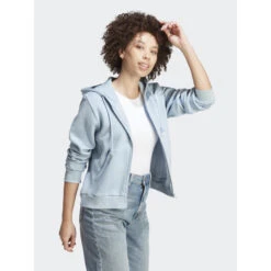 Sweat à Capuche Zippé All Szn Bleu Clair Femme - Adidas -ONLY || Vero Moda Soldes Boutique sweat a capuche zippe all szn bleu clair femme adidas 2