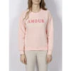 Sweat Amour Crème Roma Rose Femme - Vero Moda -ONLY || Vero Moda Soldes Boutique sweat amour creme roma rose femme vero moda