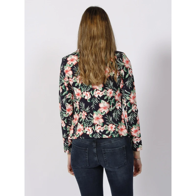 Veste Blazer à Fleurs Pop Trash Noir Femme - Only 4 Veste Blazer à Fleurs Pop Trash Noir Femme - Only – Image 2