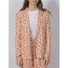 Veste Blazer à Fleurs Rosie Blanc Orange Femme - Vero Moda -ONLY || Vero Moda Soldes Boutique veste blazer a fleurs rosie blanc orange femme vero moda
