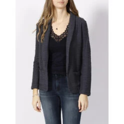 Veste Blazer Dizos Bleu Marine Femme - Sun Valley