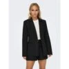 Veste Blazer Fit Peach Noir Femme - Only -ONLY || Vero Moda Soldes Boutique veste blazer fit peach noir femme only