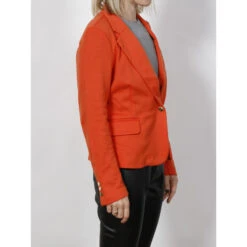 Veste Blazer Luca Orange Femme - Vero Moda -ONLY || Vero Moda Soldes Boutique veste blazer luca orange femme vero moda 2