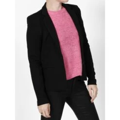 Veste Blazer Poptrash Noir Femme - Only -ONLY || Vero Moda Soldes Boutique veste blazer poptrash noir femme only 2