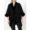 Veste Cape Capou Noir Femme - Morgan -ONLY || Vero Moda Soldes Boutique veste cape capou noir femme morgan