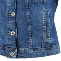 Veste En Jean Tia Bleu Femme - Only -ONLY || Vero Moda Soldes Boutique veste en jean tia bleu femme only 2